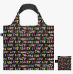 LOQI bevásárló táska, Love Life - Black