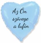 Personal Fólia lufi szöveggel - Világoskék szív 45 cm