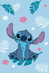  Disney Lilo és Stitch, A csillagkutya Blue polár takaró 100x150cm (JFK040041) - oliviashop