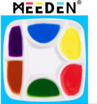  Színkeverő paletta - MEEDEN 7-Well Square White Ceramic Palette