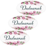  Nyomtatott dekorkarton - Dadusnak ovál tábla 3db - papelito