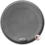 Kályhaház Kerek öntöttvas flekkensütő grill sütőlap - 40 cm Ø