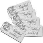  Nyomtatott dekorkarton - Emléked örökké él kegyelet scrapbook 5db/csomag