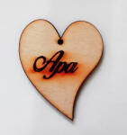  Fa szív "Apa" felirattal 5*4, 5*0, 3cm 3614 (3614)