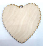  Fa szív fodros szélű 19, 5*19, 5*0, 3cm 1676 (1676C)