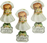  Nyomtatott dekorkarton - Keresztanyunak szeretettel kislány 3db/csomag - papelito