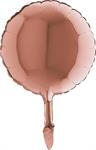 Grabo Balon folie mini rotund rose gold 24 cm
