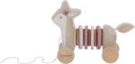 Little Dutch Jucarie din lemn FSC cu roti si snur pentru tras - Caprioara - Fairy Garden - Little Dutch