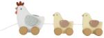 Little Dutch Jucarie din lemn FSC cu roti si snur pentru tras - Little Farm - Little Dutch