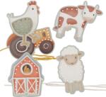 Little Dutch Set de cartonase cu snur - Little Farm - Little Dutch