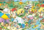 Jumbo - Puzzle Jan van Haasteren: Camping în pădure - 1 000 piese Puzzle