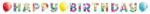 Amscan Banner Happy Birthday - Baloane colorate