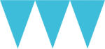 Amscan Banner albastru - caraibe 450 cm