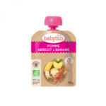 BabyBio Piure de mere, caise si banane +6 luni, 90g, BabyBio