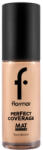 Flormar Fond de ten mat Perfect Coverage Mat Touch 308 Fair Ivory, 30ml, Flormar