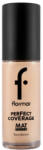 Flormar Fond de ten mat Perfect Coverage Mat Touch 320 Porcelain Ivory, 30ml, Flormar
