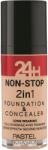 Pastel Fond de ten si corector 2in1 24h Profashion No. 602 Light Porcelain, 30ml, Pastel