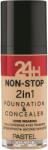 Pastel Fond de ten si corector 2in1 24h Profashion No. 601 Cool, 30ml, Pastel