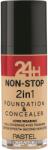 Pastel Fond de ten si corector 2in1 24h Profashion No. 604 Vanilla, 30ml, Pastel