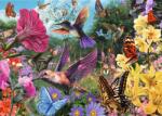 Trefl - Puzzle Premium Plus Tea Time: Hummingbird Garden - 1 000 piese