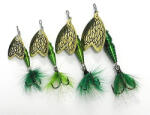 MEPPS Rotativa Mepps Thunder Bug Verde, Nr 0, 2, 5 Grame (f.bug0.v)