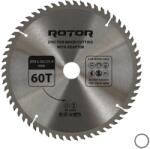 ROTOR Disc taiat lemn ROTOR 255*30/25, 4 cu adaptor 60T (16025)