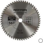ROTOR Disc taiat lemn ROTOR 350*32/30/25, 4 cu adaptor 56T (16031)