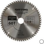 ROTOR Disc taiat lemn ROTOR 210*30/25, 4 cu adaptor 60T (16017)