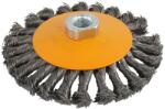 ROTOR Perie de sarma conica cu noduri ROTOR 125mm M14 (15994)