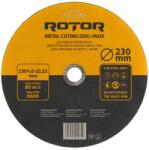 ROTOR Disc abraziv pentru metal+inox ROTOR 230*1, 6*22, 23 (15930)