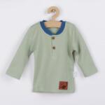 Nicol Tricou 100% bumbac pentru bebeluşi, Nicol Ivo, verde, mărime 74 (6-9lr)