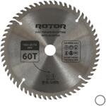 ROTOR Disc taiat lemn ROTOR 185*20/16 cu adaptor 60T (16011)