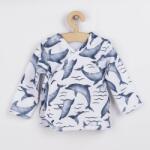 Nicol Tricou de bumbac pentru copii Nicol Dolphin, mărime 56 (0-3luni)