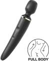 Satisfyer Wand-er Woman - vízálló masszírozó vibrátor Szín: fekete
