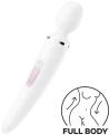 Satisfyer Wand-er Woman - vízálló masszírozó vibrátor Szín: fehér