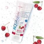 AQUAglide - vízbázisú síkosító 5 ízben (100 ml) Ízesítés: cseresznye