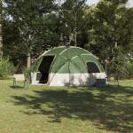 vidaXL Куполна палатка с покрив Зелен 475 х 475 х 235 см тафта (42000993) Палатка