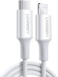 UGREEN КАБЕЛ USB-C/Lightining MFI, 1М UGREEN - БЯЛ (Ugreen 10493)