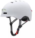 KELLO Bukósisak elöl-hátul LED lámpával, S, Fehér (2023005)