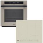 Whirlpool WOI4S8CM1SEA Beépíthető sütő + Whirlpool WL S2760 BF/S Beépíthető indukciós főzőlap