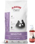 ARION Original Sensitive Adult Medium 12kg+LAB V Ulei de somon pentru câini și pisici 500ml