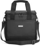 Zagatto Hőszigetelt pikniktáska, Zagatto Alaska, Fekete, 15L, 27x21x27, 5 cm, Vízálló, Könnyen tisztítható, Összecsukható, Állítható és levehető vállpánt, Viheti túrákra és zöld fűre, ZG860 (ZG860)