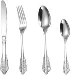 TRENDY S retro evőeszköz készlet, 4 db, króm (TCM-21C)