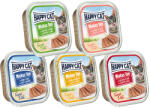 Happy Cat 12x100g Happy Cat Minkas Duo Feines Paté finom pástétom tálcás nedves macskatáp- Vegyes csomag (5 változattal
