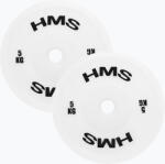 HMS PE olimpiai súly HMS TPP05 2 x 5 kg fehér Súlytárcsa