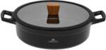 Gerlach Fazék fedővel Natur, Gerlach, Rozsdamentes acél/kerámia, 28 cm, 4, 2 l, Fekete (86208)