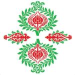 Demeter MT168 öntapadós design csempematrica 4db/szett (MT-168)