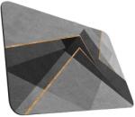 evelise Mercaton® rendkívül nedvszívó, csúszásgátló fürdőszőnyeg, Diaton anyag, absztrakt modell, 50 x 80 cm, szürke (MCt-CH-BTH-MHT1200)