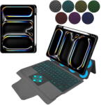 Techsuit Husa cu Tastatura pentru iPad Pro 11 (2024) - Techsuit KeyTab Pro - Black (KF2330478)