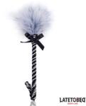 LateToBed BDSM Line Feather Tickler with Bowknot 25cm